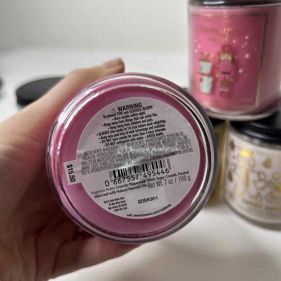 Bath & Body Works Candles Christmas Treats Sweets 7oz Lot Of 7 Holiday Winter - Picture 7 of 10